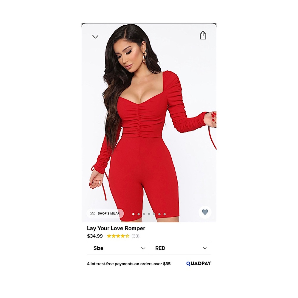 Fashionnova Romper